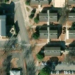 Sand Volleyball Court, Huntsville, AL — aerial view