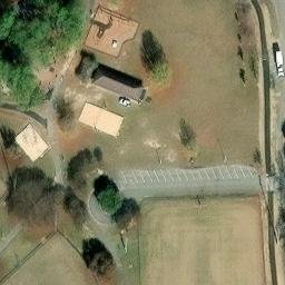 Sand Volleyball Court, Cheraw, SC — aerial view