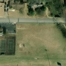 Sand Volleyball Court, Huntsville, AL — aerial view
