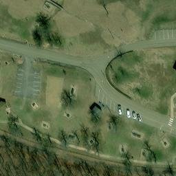 Sand Volleyball Court, AR — aerial view