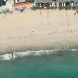 East Beach Courts — aerial view