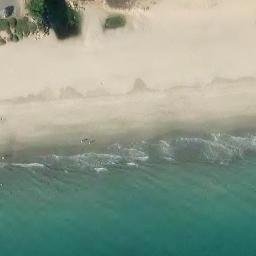 East Beach Volleyball Courts — aerial view