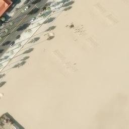Sand Volleyball Court, Santa Barbara, CA — aerial view