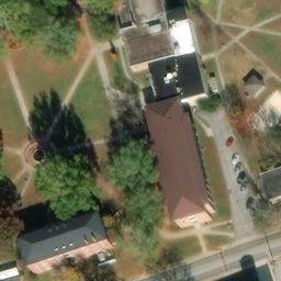 Sand Volleyball Court, Newberry, SC — aerial view