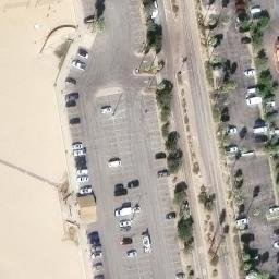 Sand Volleyball Court, Ventura, CA — aerial view