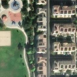 Sand Volleyball Court, Camarillo, CA — aerial view