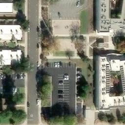 Sand Volleyball Court, Thousand Oaks, CA — aerial view