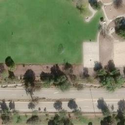 Sand Volleyball Court, Casa Conejo, CA — aerial view