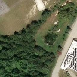 Sand Volleyball Court, SC — aerial view