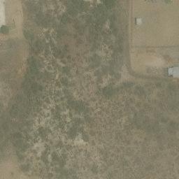 Sand Volleyball Court, Black Canyon City, AZ — aerial view