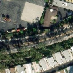 Sand Volleyball Court, South San Jose Hills, CA — aerial view