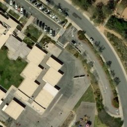 Sand Volleyball Court, Diamond Bar, CA — aerial view
