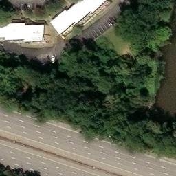 Sand Volleyball Court, Columbia, SC — aerial view