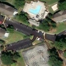 Sand Volleyball Court, Cayce, SC — aerial view
