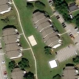 Sand Volleyball Court, Columbia, SC — aerial view