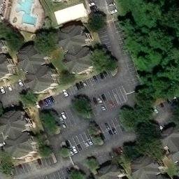 Sand Volleyball Court, Cayce, SC — aerial view