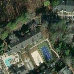 Volleyball Court, GA — aerial view