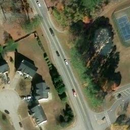 Volleyball Court, GA — aerial view