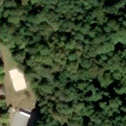 Sand Volleyball Court, Athens-Clarke County unified government (balance), GA — aerial view