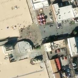 Hermosa Beach Pier Courts — aerial view