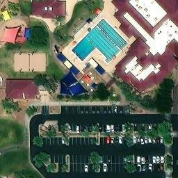 Volleyball Court, Anthem, AZ — aerial view