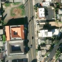 Redondo Beach volleyball courts — aerial view