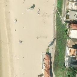 Knob Hill Volleyball Court — aerial view