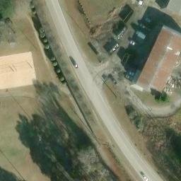 Sand Volleyball Court, Austell, GA — aerial view
