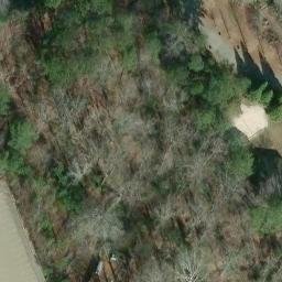 Sand Volleyball Court, GA — aerial view