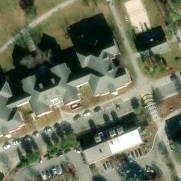 Volleyball Court, Conway, SC — aerial view