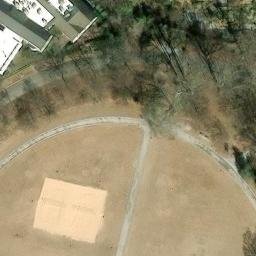 Sand Volleyball Court, Atlanta, GA — aerial view