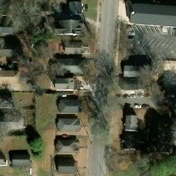 Sand Volleyball Court, Atlanta, GA — aerial view