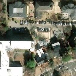 Volleyball Court, Atlanta, GA — aerial view