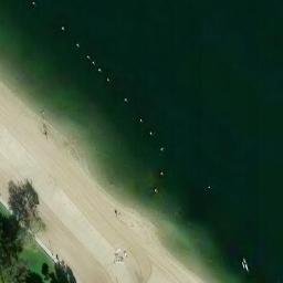 Mother's Beach, Long Beach — aerial view