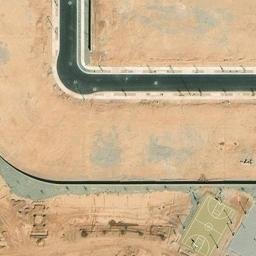 Sand Volleyball Court, Surprise, AZ — aerial view