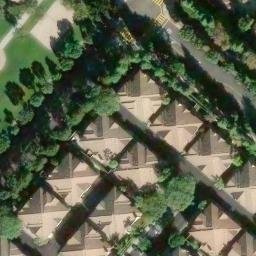 Sand Volleyball Court, Woodbridge, CA — aerial view