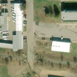 Sand Volleyball Court, Paris, TX — aerial view
