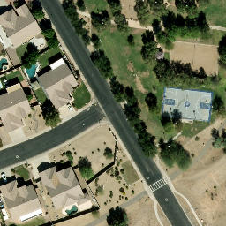 Volleyball Court, Glendale, AZ — aerial view