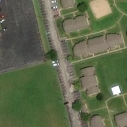 Sand Volleyball Court, Sherman, TX — aerial view