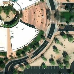 Volleyball Court — aerial view