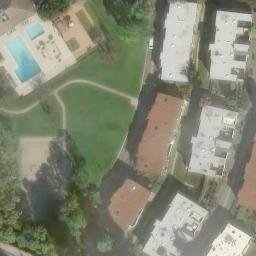 Sand Volleyball Court, Laguna Woods, CA — aerial view