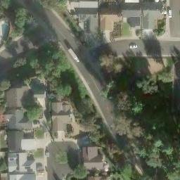 Sand Volleyball Court, Laguna Woods, CA — aerial view