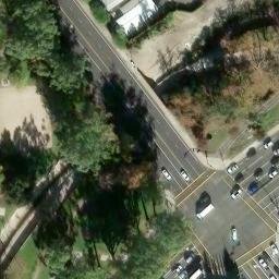 Sand Volleyball Court, Laguna Hills, CA — aerial view