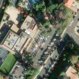 Sand Volleyball Court, Mission Viejo, CA — aerial view