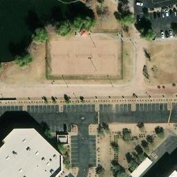 Rio Vista Sand Volleyball Courts — aerial view