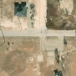 Sand Volleyball Court, Lubbock, TX — aerial view