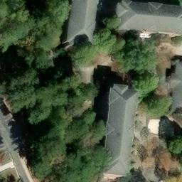 Sand Volleyball Court, Carrollton, GA — aerial view
