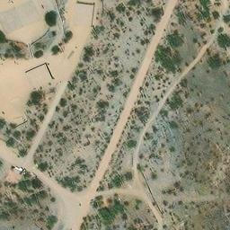 Dreamy Draw Trailhead — aerial view