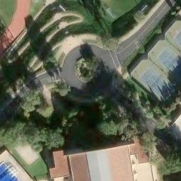 Sand Volleyball Court, Aliso Viejo, CA — aerial view