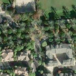 Sand Volleyball Court, Ladera Ranch, CA — aerial view